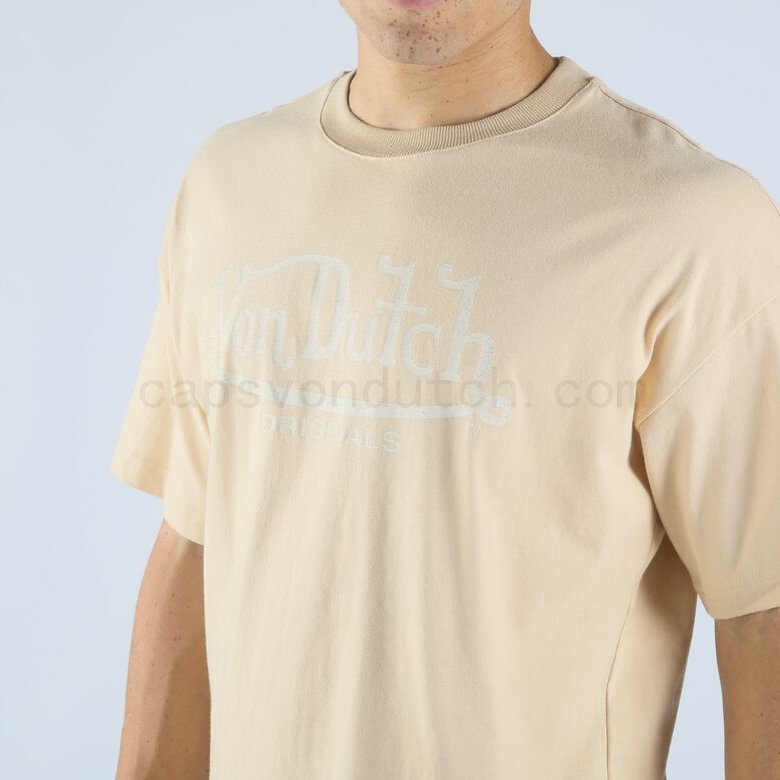(image for) Von Dutch Originals -Lennon T-Shirt, beige F0817888-01234 Verkaufen Online